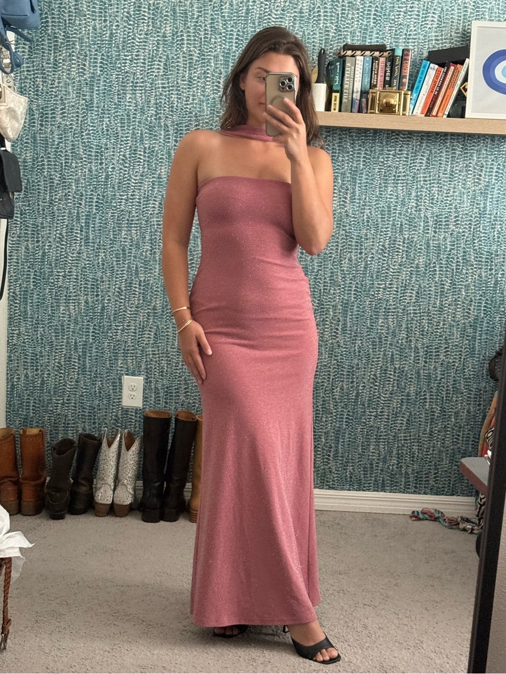 Delfi Collective Mica Maxi Dress size Small